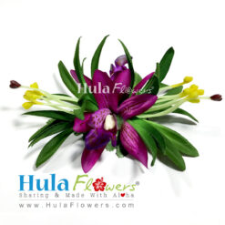 Spider Lily & Orchid Hair Clip - # 05