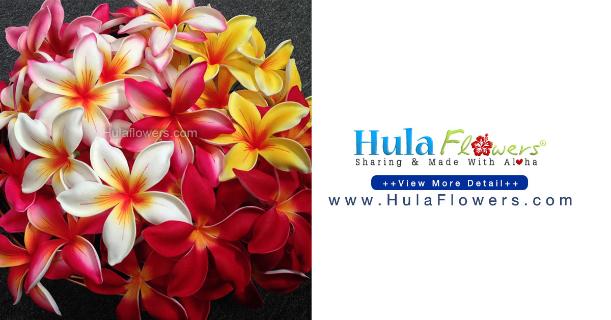 4.5" Foam Plumeria