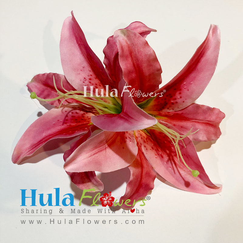 Silk Lily Hair Clip  hulaflowers.com