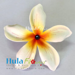4.5" Foam Plumeria with Pearl