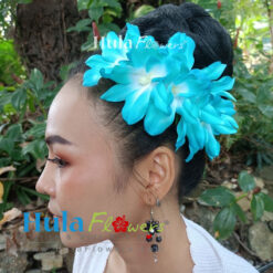 Silk Orchid on comb - # 10
