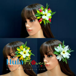 Silk Cymbidium Orchid Hair Clip