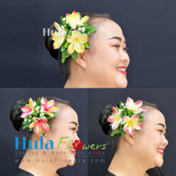 Plumeria hair clip