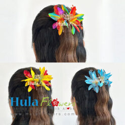 Silk Orchids Claw clip