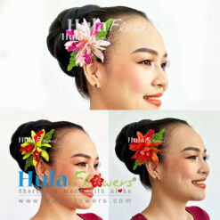 Silk Orchid hair clip