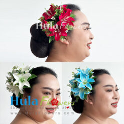 Silk Lily hair clip