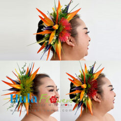 Tropical Flowers hair clip
