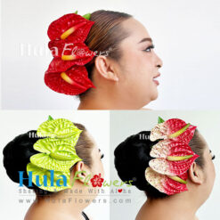 Anthurium hair clips (L)