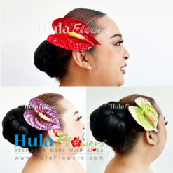Anthurium hair clips (L)