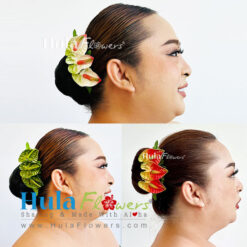 Anthurium hair clips (S)