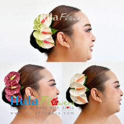 Anthurium hair clips (M)