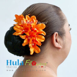 Silk orchids w/stem - # 15