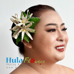 Silk Lauhala hair clip