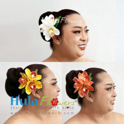 Silk Orchids Hair clip (S)