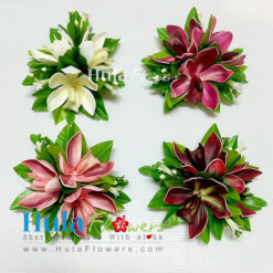 Foam orchid hair clip