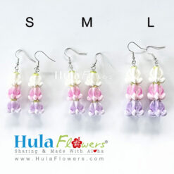 Clay Multi Crown Flower Earrings