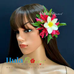Silk Cymbidium Orchid Hair Clip