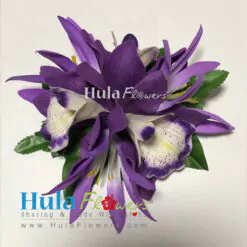 Hawaiian Cymbidium Orchid Hair Clip - # 03