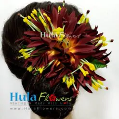 Hawaiian Double Spider Lily Hair Clip - # 06
