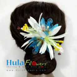 Silk Orchid & Spider Lily Hair Clip