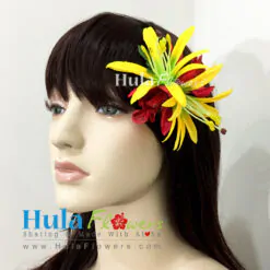 Spider Lily & Orchid Hair Clip