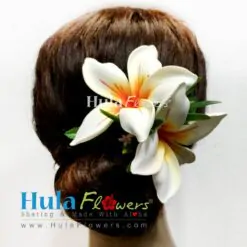 Hawaiian Plumeria Hair Clip - #05