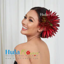 Silk Bird of Paradise & Lehua Hair Clip