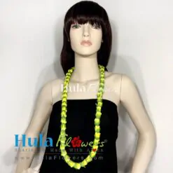 Silk Yellow Rose Lei 20" long