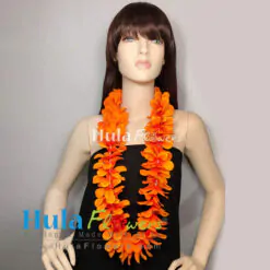 Silk Plumeria Lei 20″ long