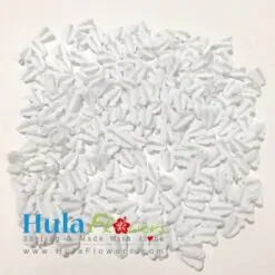 0.5" x 0.6" Plastic Crown Flowers (100 pcs)