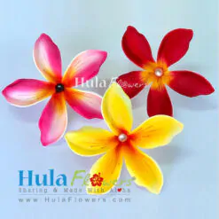 4.5" Foam Plumeria with Pearl