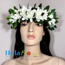 Silk Tuberose & Ti leaves Headband