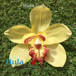 4”  Silk Cymbidium orchid