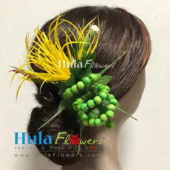 Mokihana & Spider Lily hair clip (S)