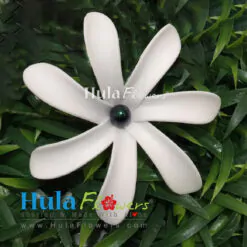GET FREE White Tiare with peacock pearl stem