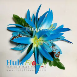 Silk Orchid & Spider Lily hair clip - # 02