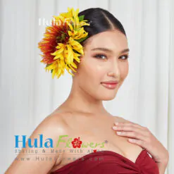 Red Lehua & Spider Lily Hair Clip