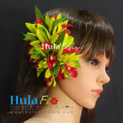 Silk Cymbidium Orchid Hair Clip