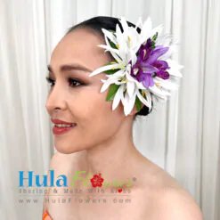 Silk Cymbidium Orchid Hair Clip