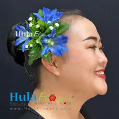 Silk Orchid hair clip