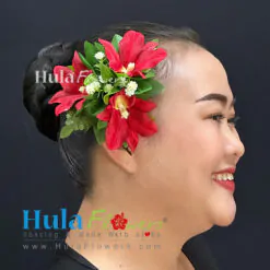 Silk Orchid hair clip