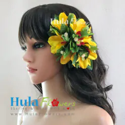 Silk orchid hair clip