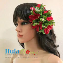 Silk orchid hair clip