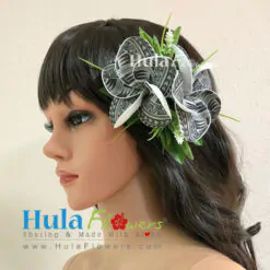 Tribal Plumeria hair clip