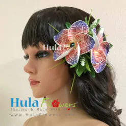Tribal Plumeria with hair clip