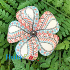 3.5″ Foam Plumeria Tribal with Pearl