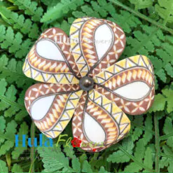 3.5″ Foam Plumeria Tribal with Pearl