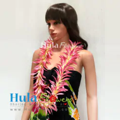 Silk Spider Lily Lei 20" long