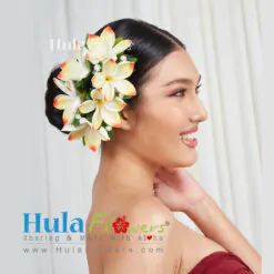 Plumeria hair clip