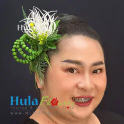 Mokihana & Spider Lily hair clips (M)
